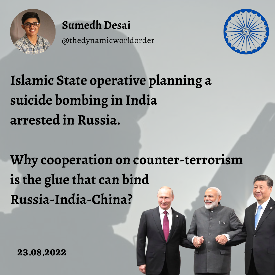 Read more about the article Islamic State operative planning a suicide bombing in India arrested in Russia.